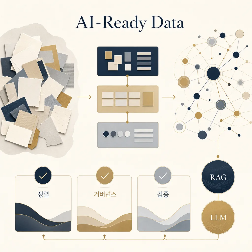 AI-Ready Data 구조화 흐름도